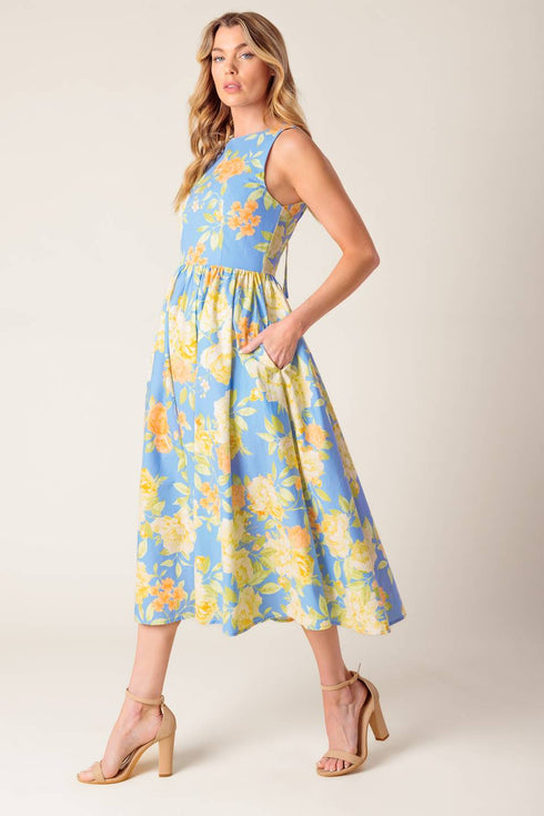 like-magic-powder-blue-woven-midi-dress Flying Tomato-Sophia's Style-6